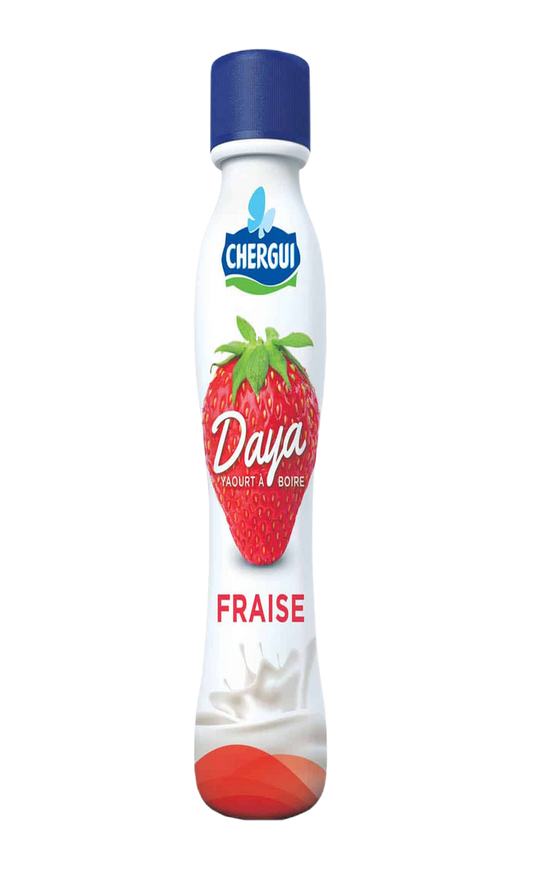 Chergui Daya Yogurt à Boire Fraise 330ML