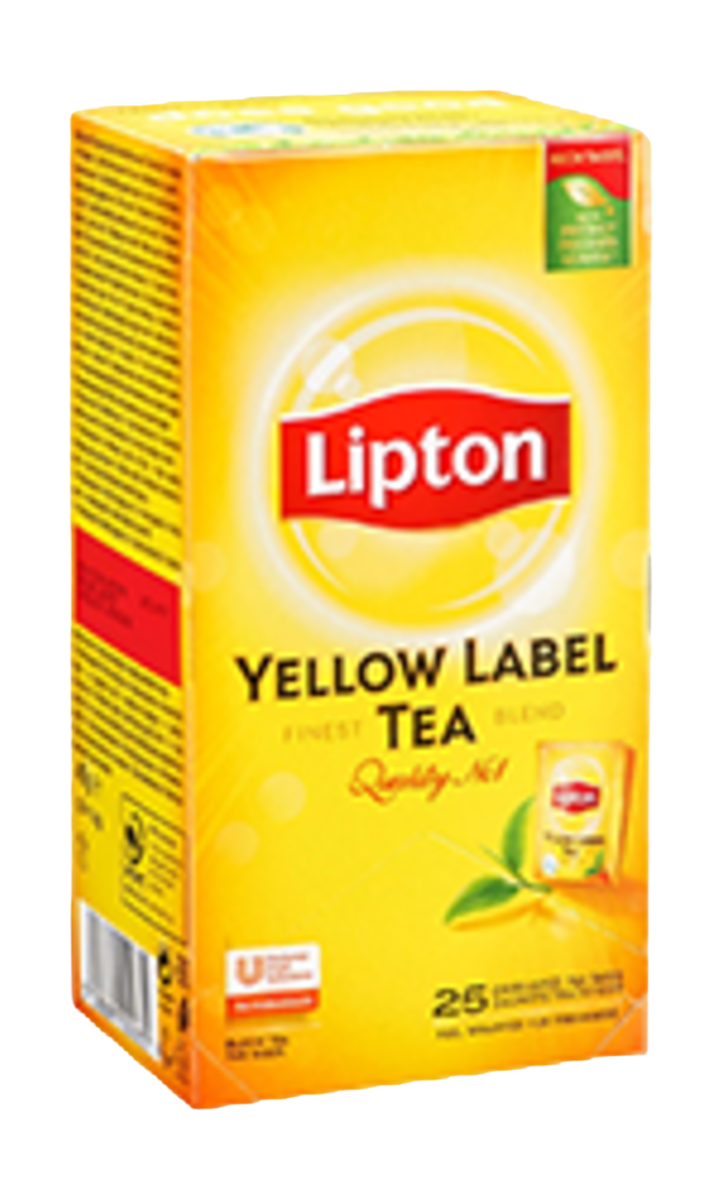 Thé Noir Lipton Yellow Label Tea 25 Sachets