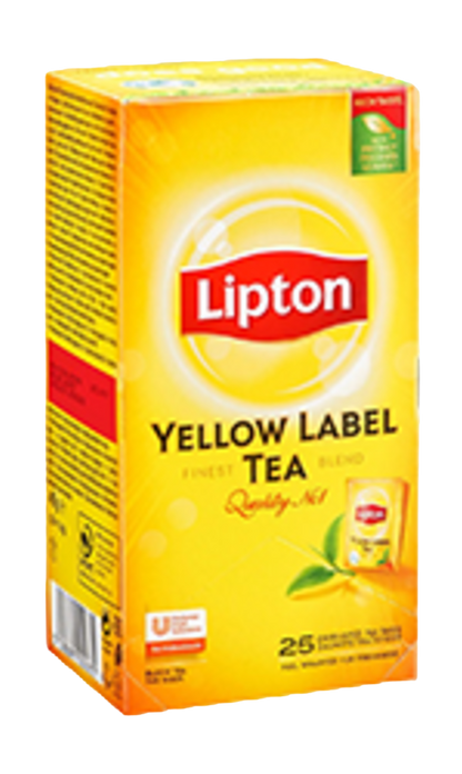 Thé Noir Lipton Yellow Label Tea 25 Sachets