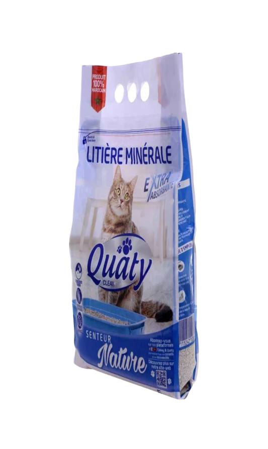 Quaty Litière Parfume Pour Chat Nature 5L