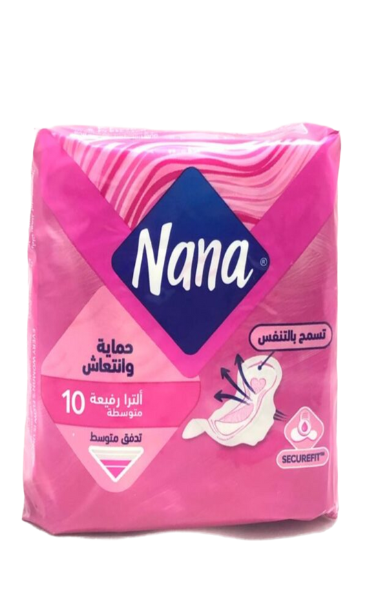 Nana Serviettes hygiéniques ultra Moyen x10