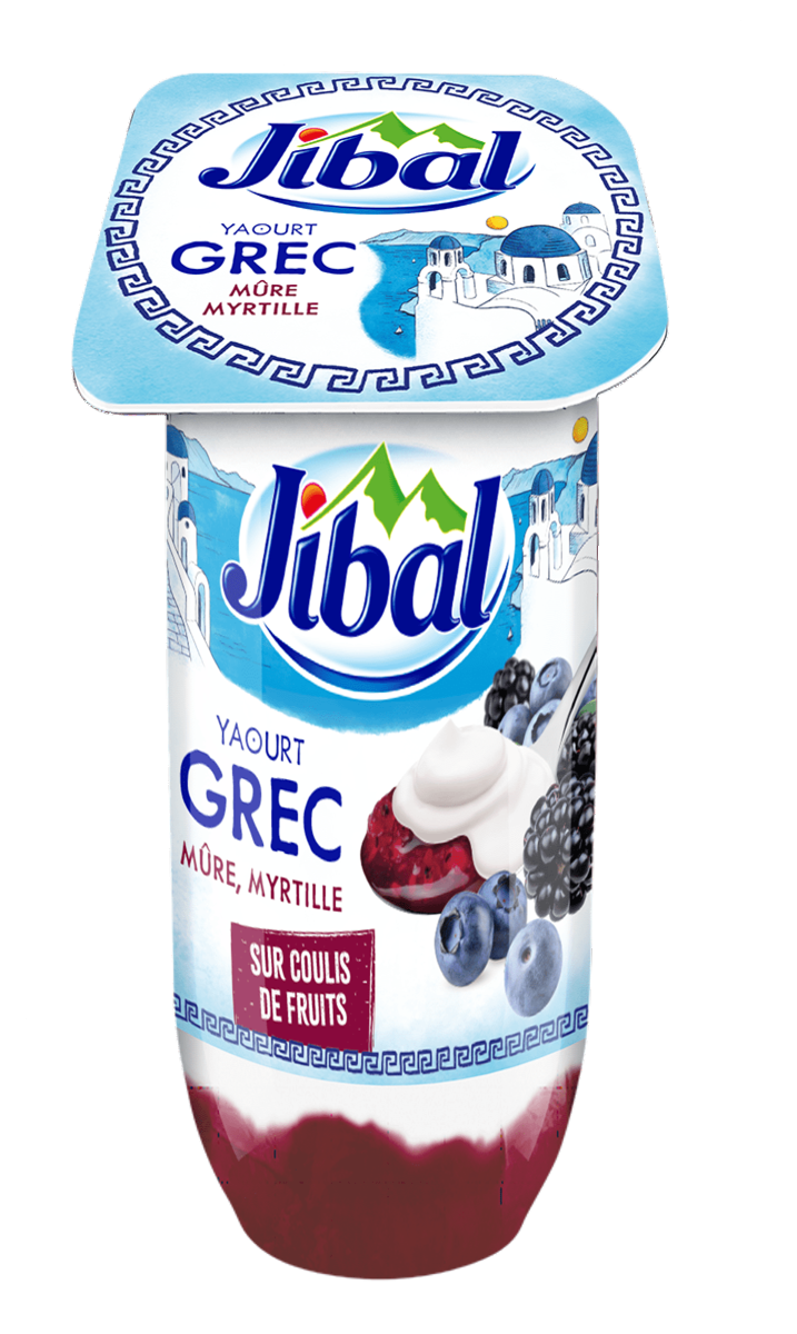 Jibal Yogurt Greek Mure Myrtille 110G