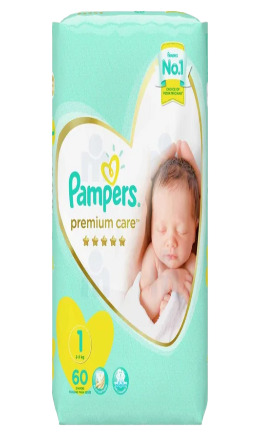 Pampers Couche Premuim Nº1 60P