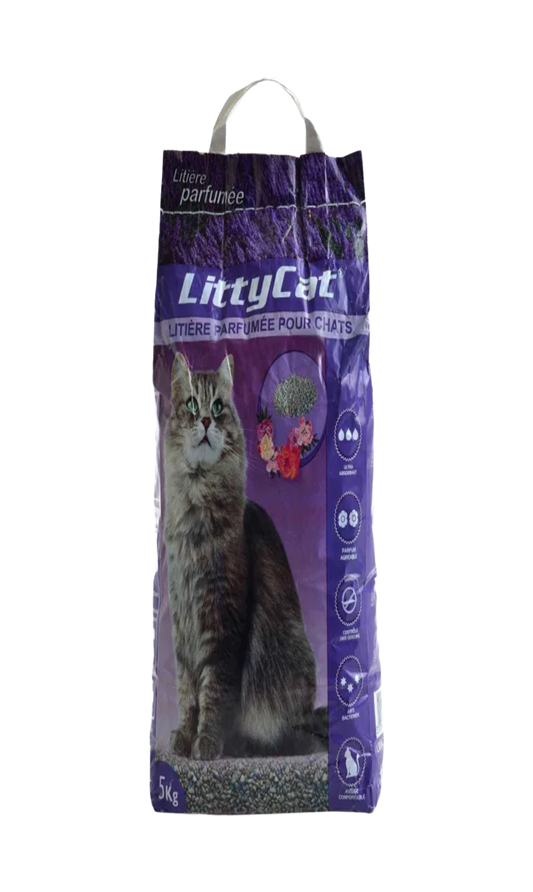 LittyCat Litière Parfume Pour Chat 5KG