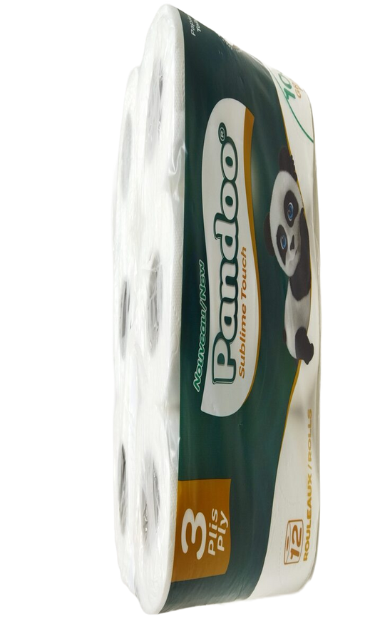 Pandoo Papier Toilette 12 Rouleaux