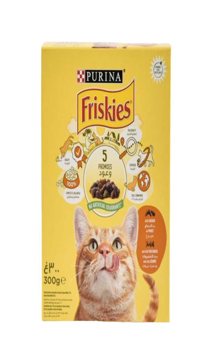 Friskies Croquettes Au Poulet & Légumes 300G