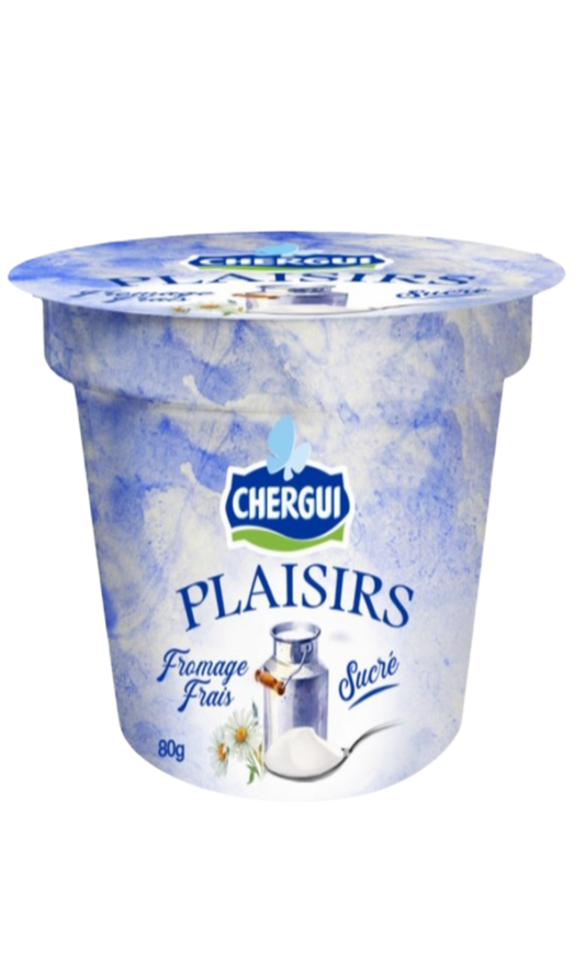 Chergui Plaisir Fromage Frais Sucré 80G