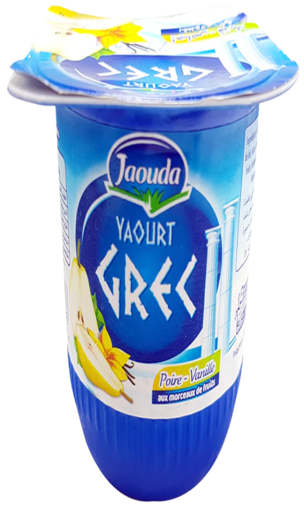 Jaouda Greek Yorgurt Poire & Vanille 110G