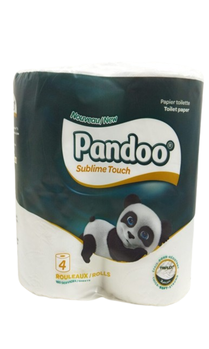 Pandoo Papier Toilette 4 Rouleaux