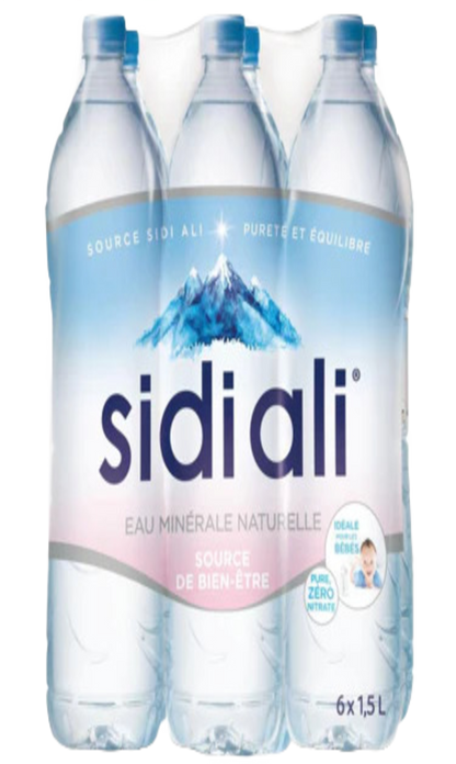 Eau Minérale Naturelle Sidi Ali 6x1.5 L