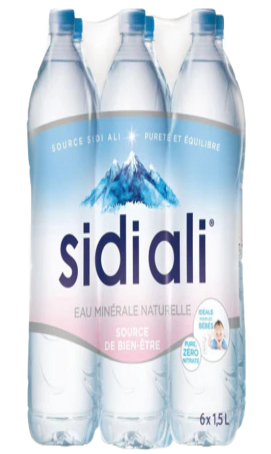 Eau Minérale Naturelle Sidi Ali 6x1.5 L