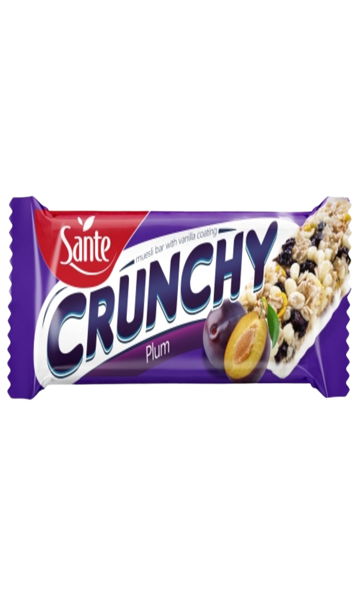 Sante Crunchy Cereal Bars with Plum 40G