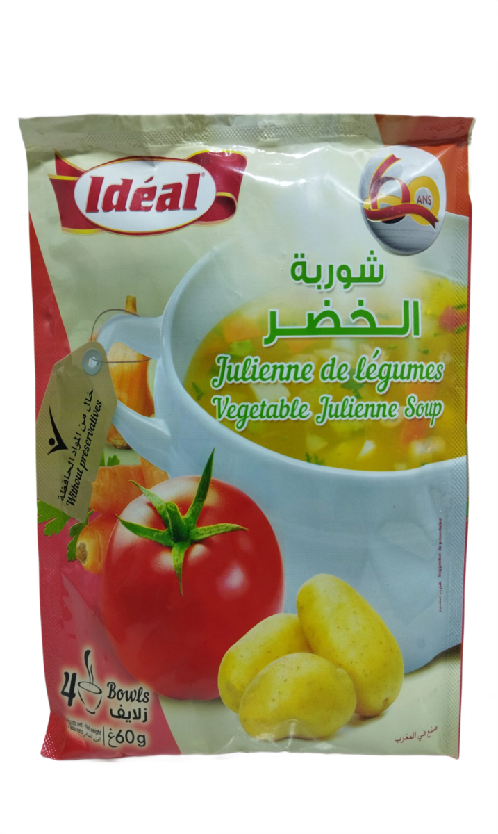 Ideal Julienne de Légumes Soupe 60G