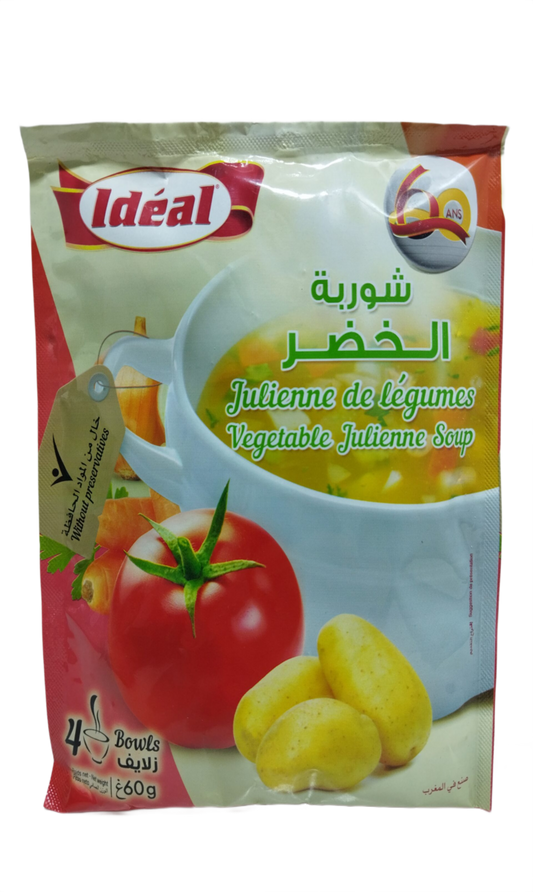 Ideal Julienne de Légumes Soupe 60G